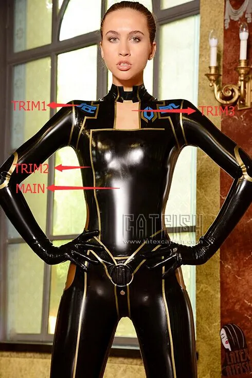 Outerspace Latex Catsuit