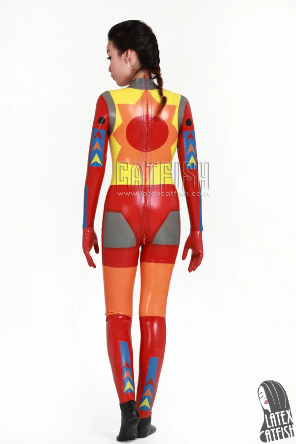 Red Anime Style Catsuit